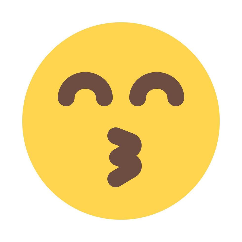 kissy face Illustration vector