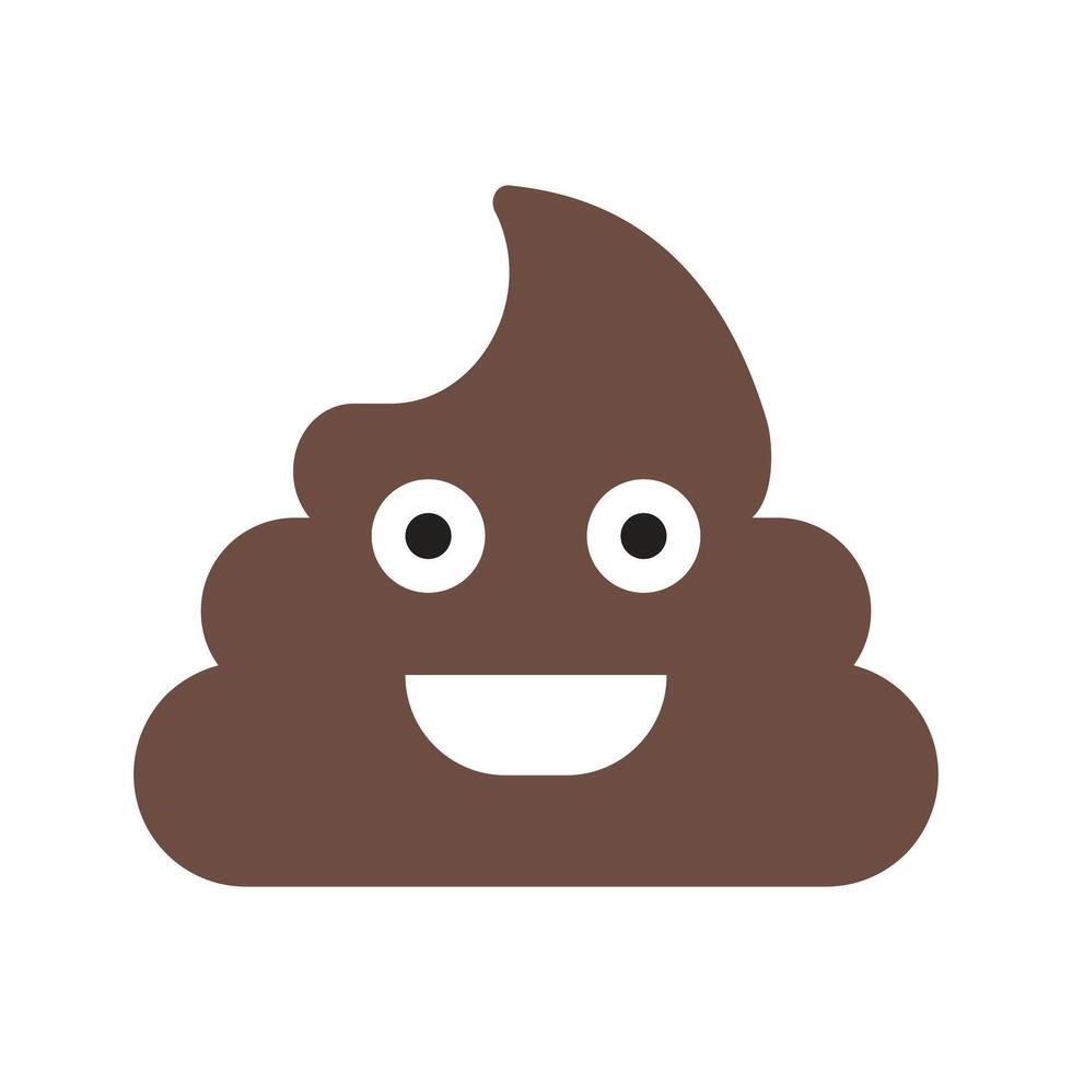 poop emoji Illustration vector