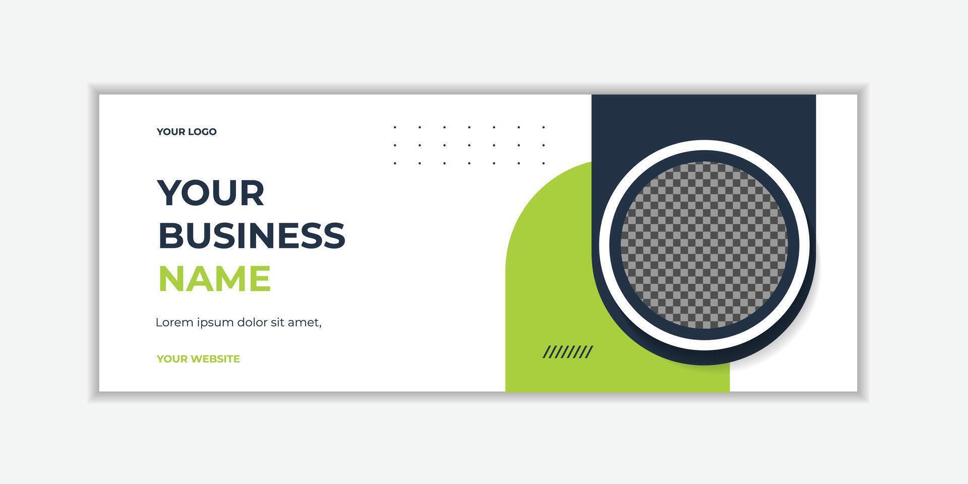 Modern infographics template design. Informational business concept with 2 options, steps, or processes. Abstract geometric design for header or footer banner vector