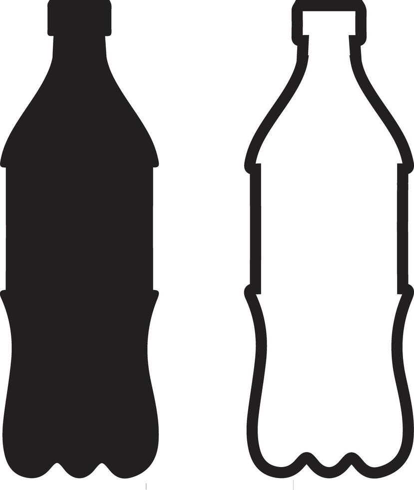 bottle of water vector