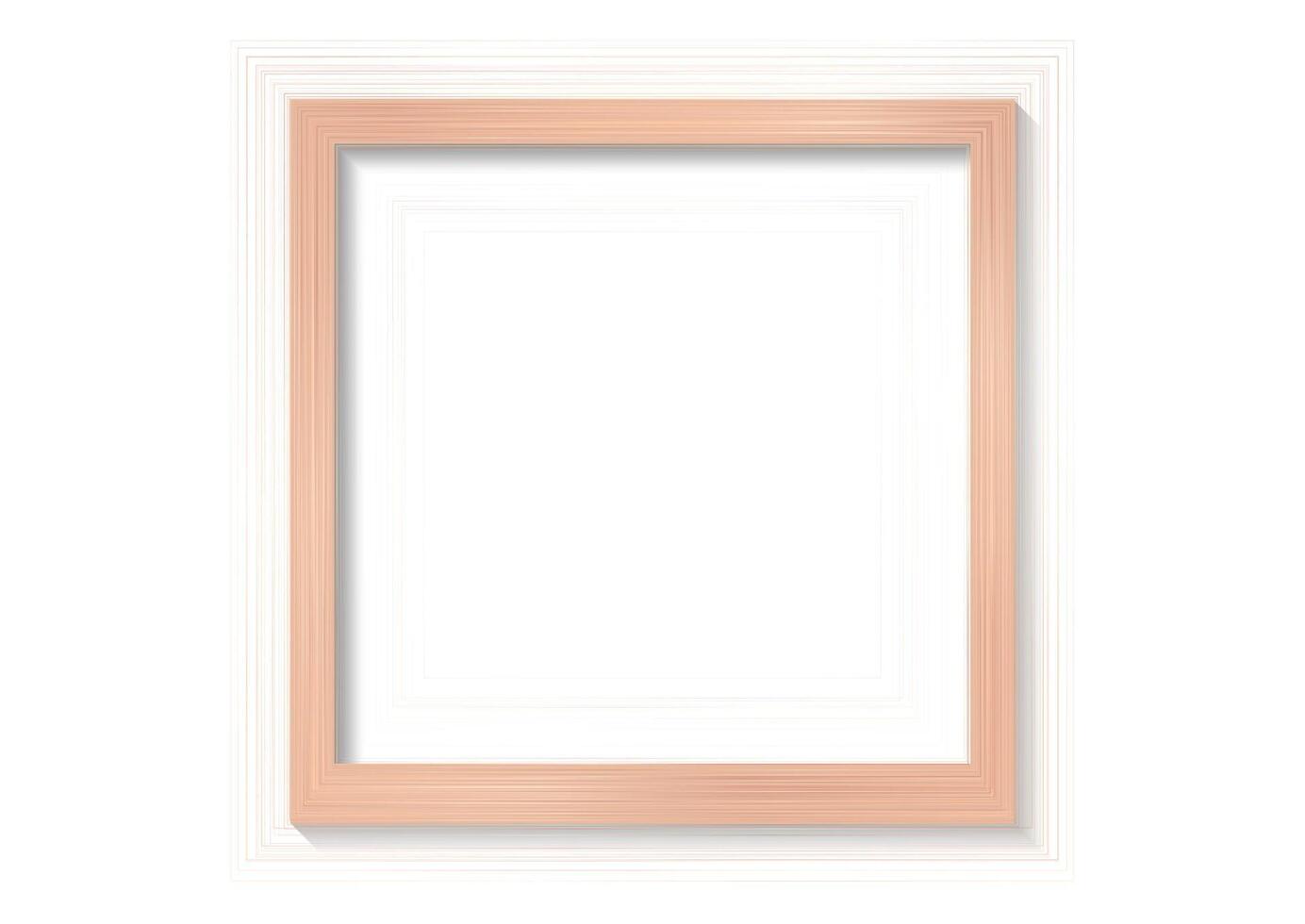 Abstract peach pink orange instant linear photo frame background vector
