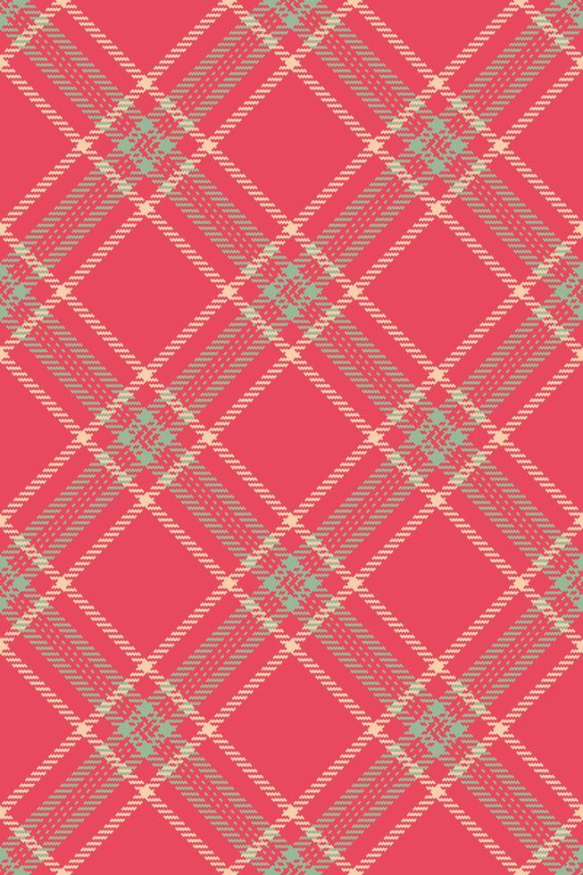 Vibrant pink and pastel plaid pattern. Perfect for textile design, fashion, or website backgrounds. vector