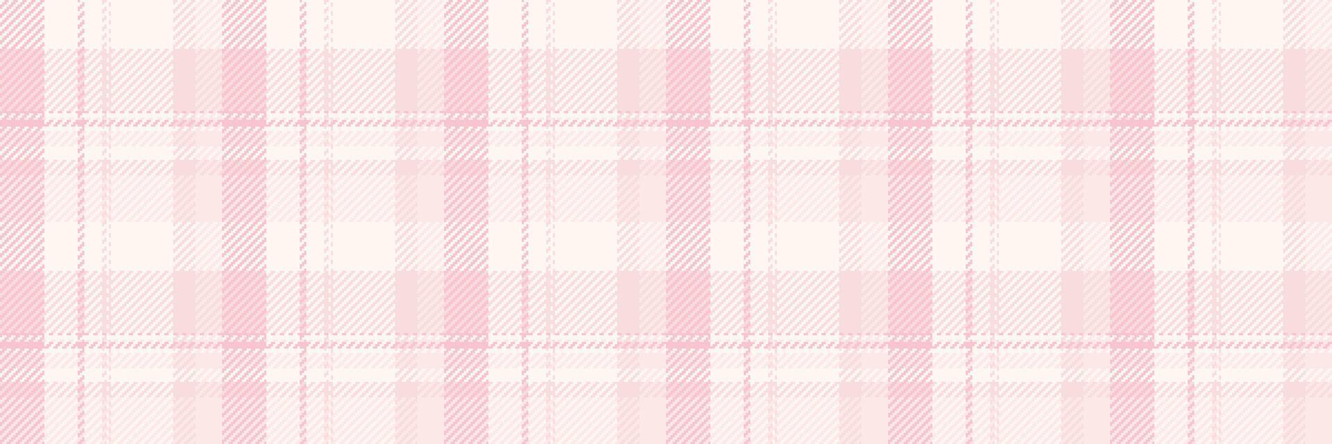 Identity textile fabric plaid, artistic background check . Diwali tartan seamless texture pattern in sea shell and light colors. vector
