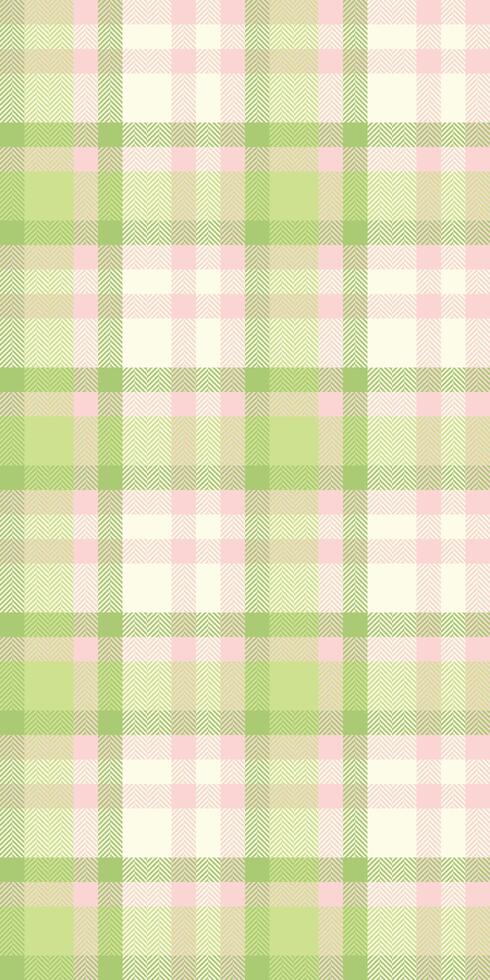 Pastel pink and green plaid pattern. Perfect for textile designs, website backgrounds, or springthemed projects. This soft, delicate texture evokes feelings of calmness and femininity. vector