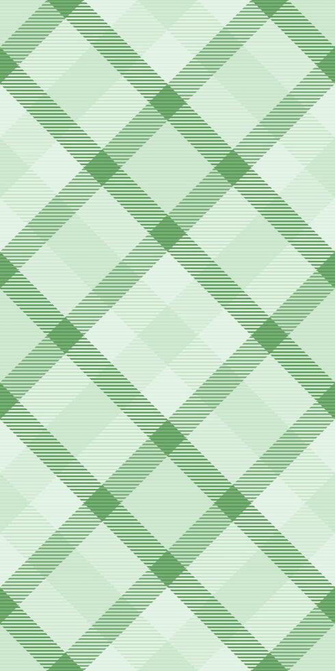Small tartan textile check, domestic texture seamless. Us background pattern plaid fabric in light and green colors. vector