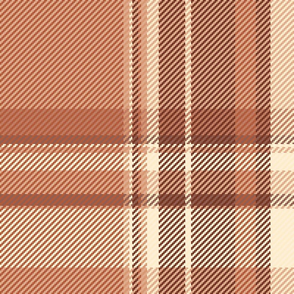 Warm, earthy tones in a subtle plaid pattern. Perfect for autumnal designs, rustic textures, or apparel. vector