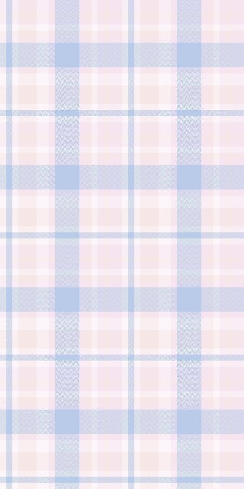 Handsome plaid background fabric, intricate tartan texture check. Arabic textile pattern seamless in white and lavender blush colors. vector