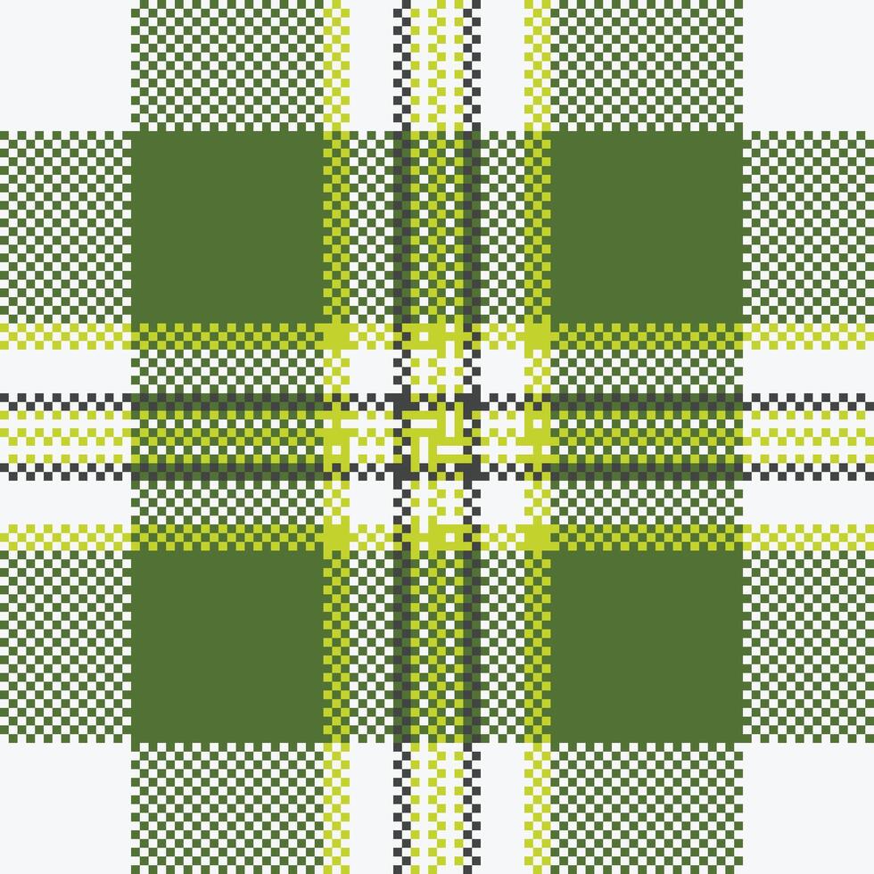 Detailed pixelated plaid pattern. Useful for backgrounds, textiles, web design, and decorative projects. Evokes traditional style with a modern, digital twist. vector