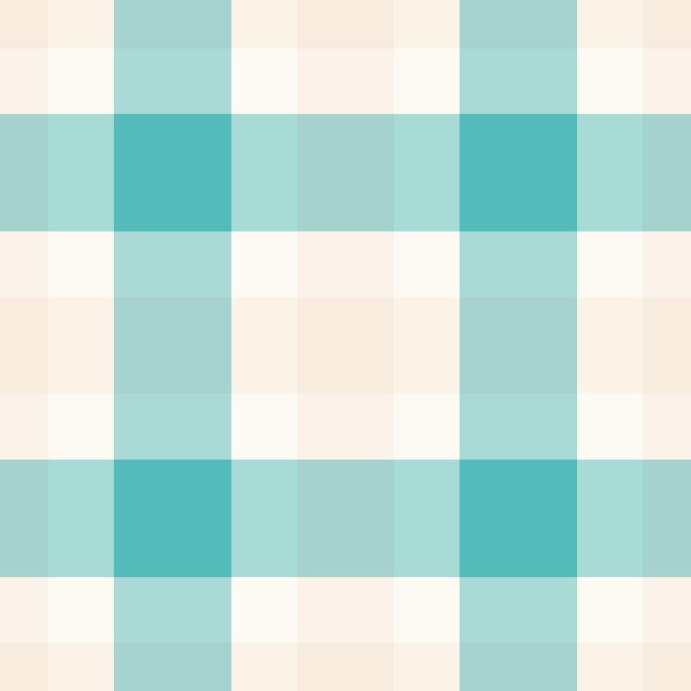 Thin texture check , messy fabric textile background. Satin seamless plaid pattern tartan in light and old lace colors. vector