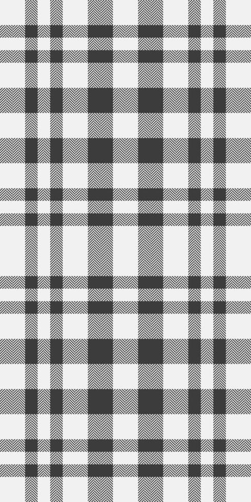 Pillow seamless texture pattern, patterned textile tartan check. Industry fabric plaid background in white and grey colors. vector