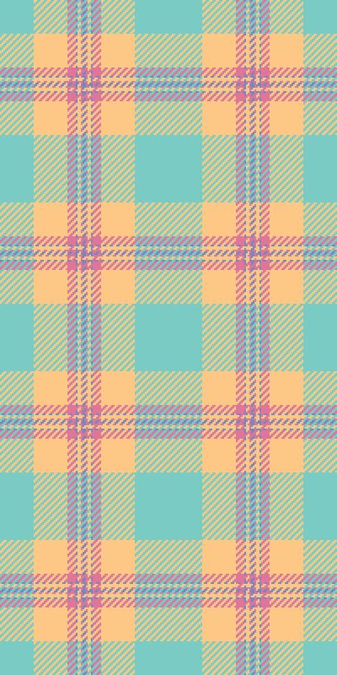 Vibrant pastel plaid pattern. Perfect for textile design, fashion, websites, or crafting projects. A cheerful and modern texture, this seamless design offers a fresh, summery feel. vector