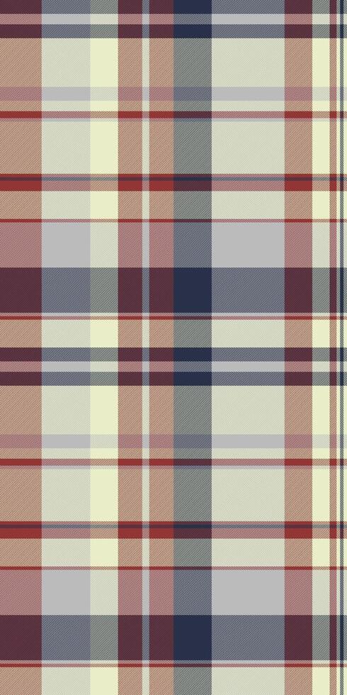 Elegant muted plaid pattern, perfect for textile design, apparel, or website backgrounds. Subtle color palette evokes feelings of calmness and sophistication. vector