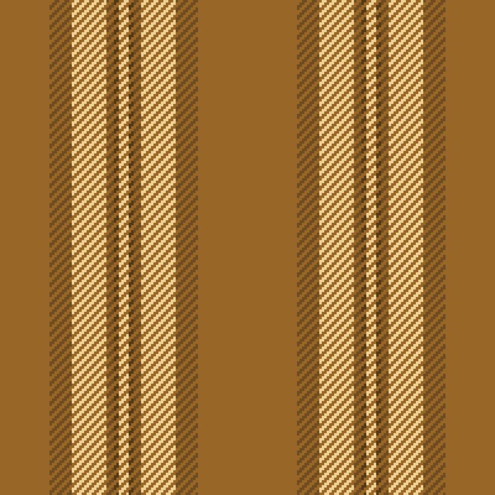Classic striped pattern in warm earth tones. Ideal for backgrounds, textiles, and design projects requiring a traditional and textured aesthetic. Versatile and timeless. vector