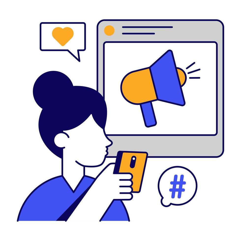 Premium download icon of online marketing vector