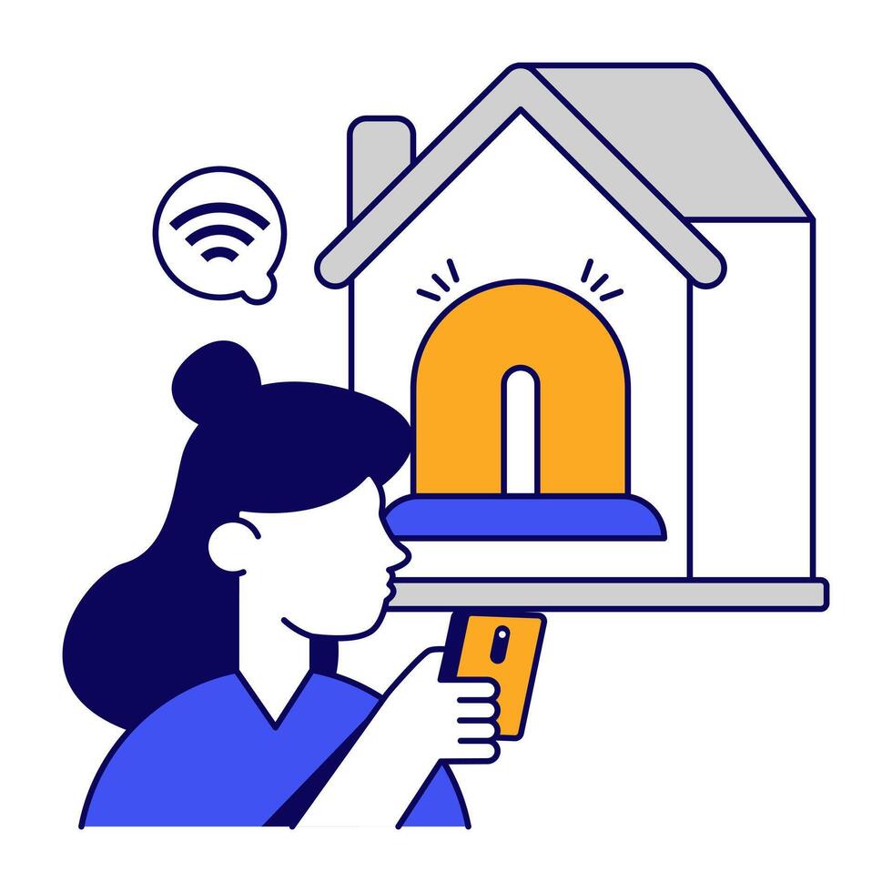 Revolving red light icons, vectors design of siren