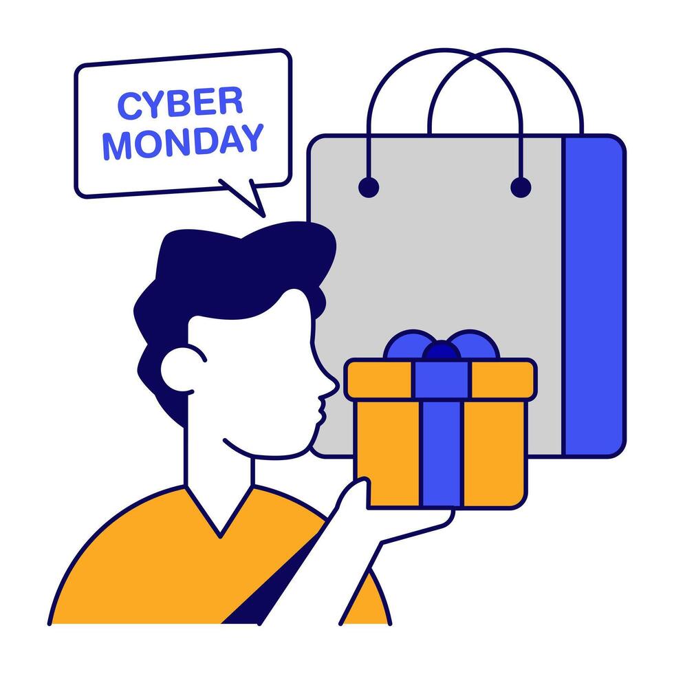 Trendy vectors design of cyber monday 66193777 Vector Art at Vecteezy