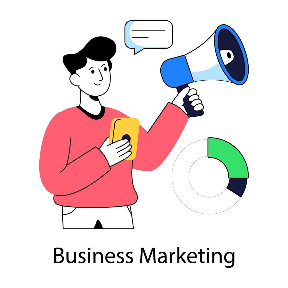 design of the business marketing vector