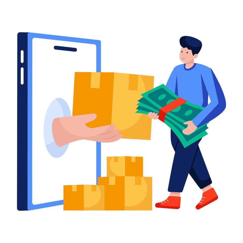 Conceptual design of cash on delivery vector