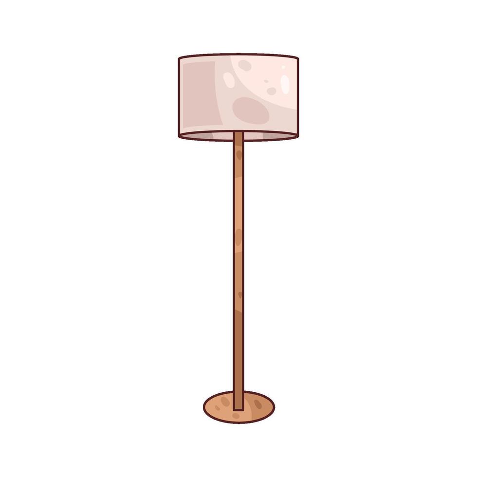luxury floor lamp vector