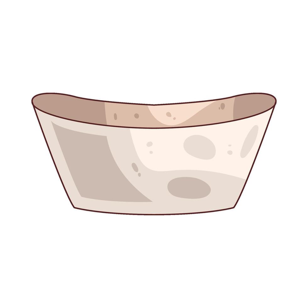 a luxury bathtub vector