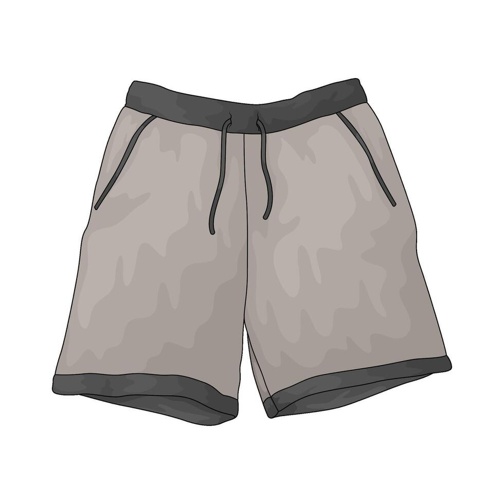 man shorts illustration vector