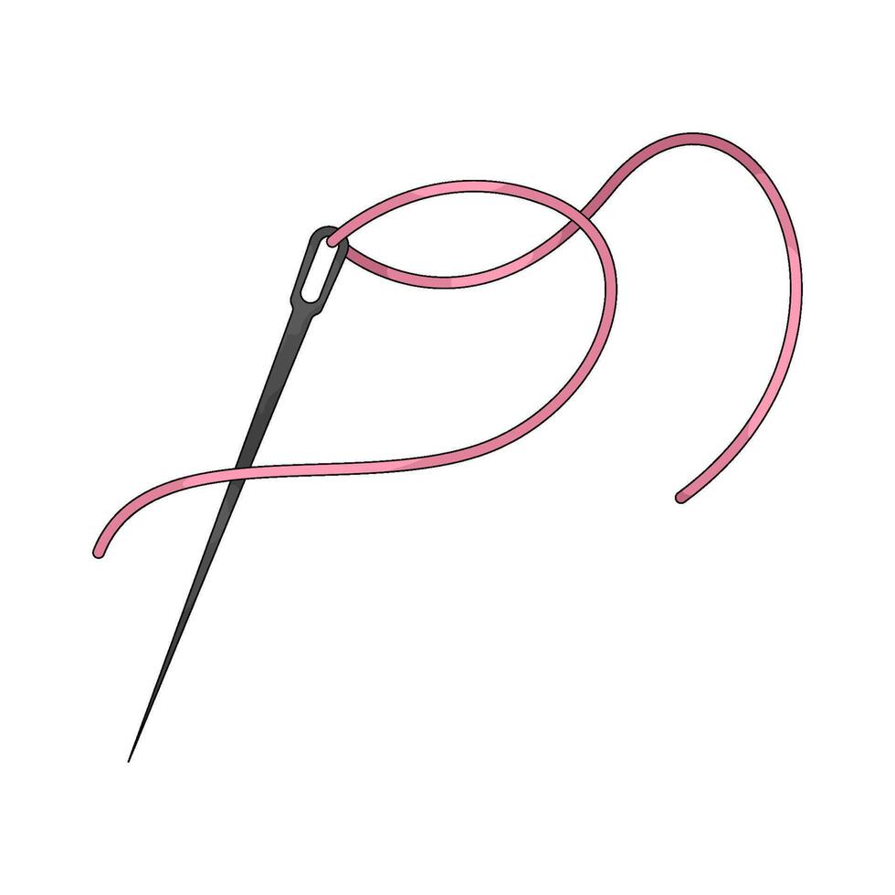 the sewing needle vector