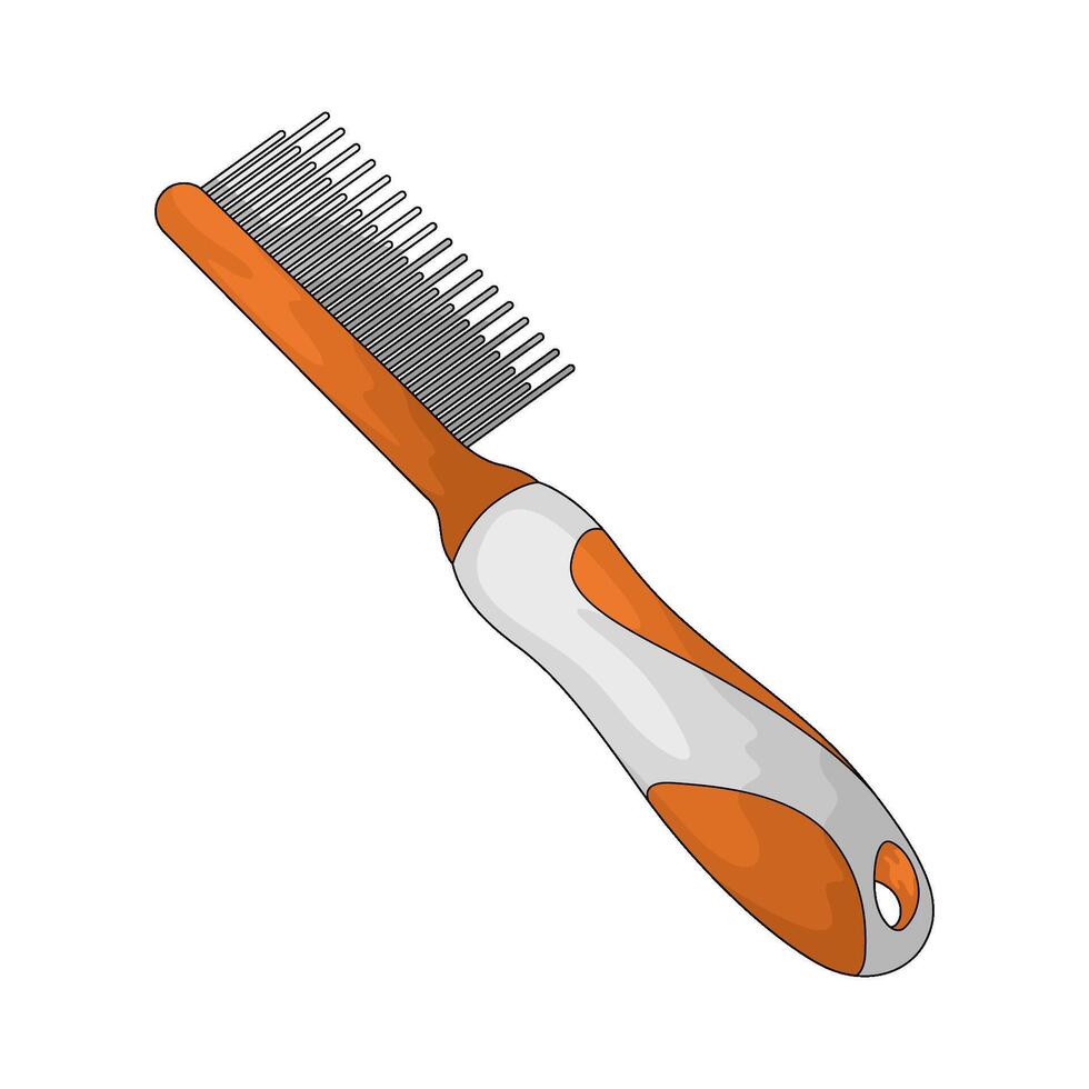 illustration of a Pet comb vector