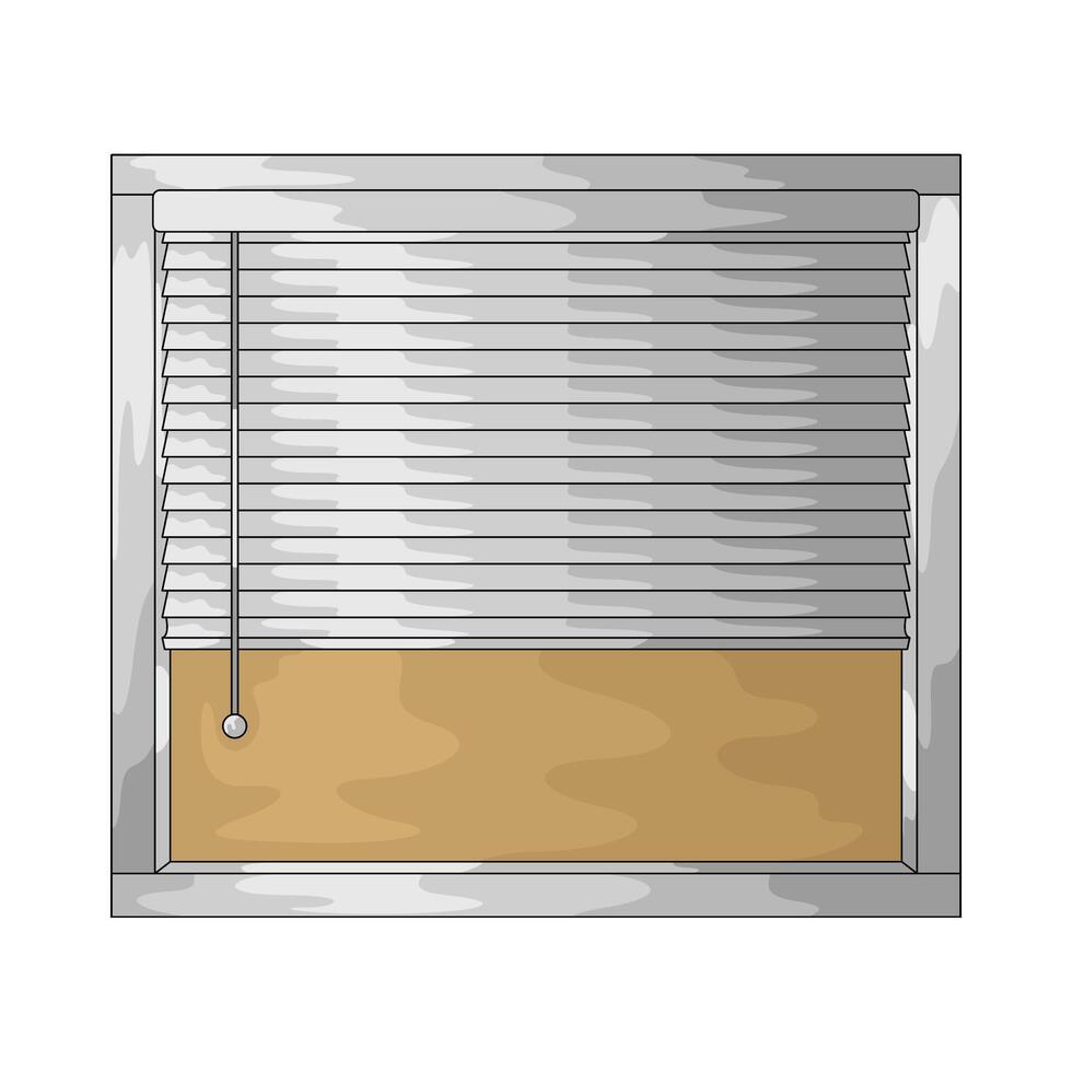 illustration of blinds vector