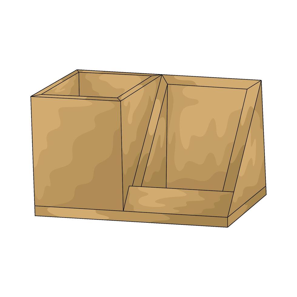 illustration of Magazine Rack vector