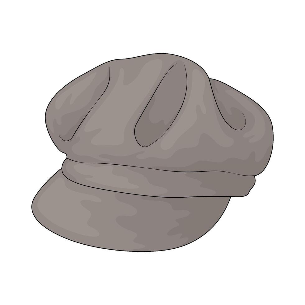 Newsboy Cap illustration vector