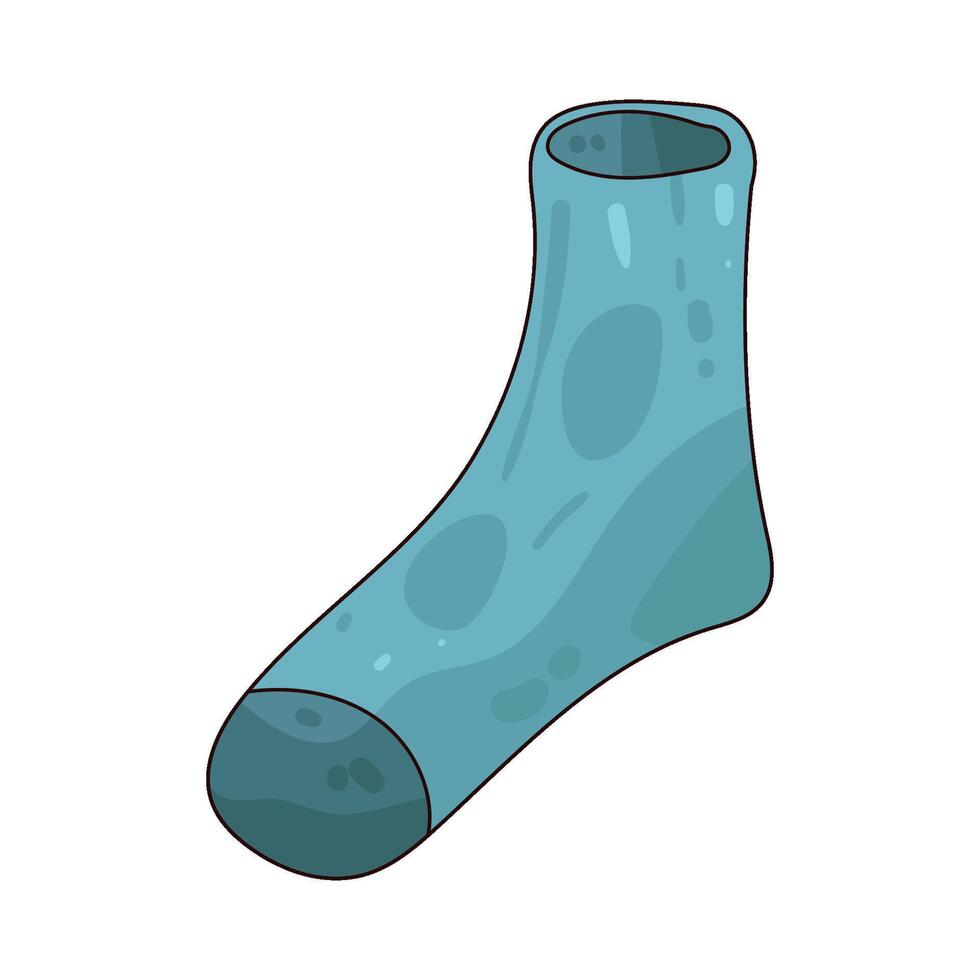 illustration of a sock vector