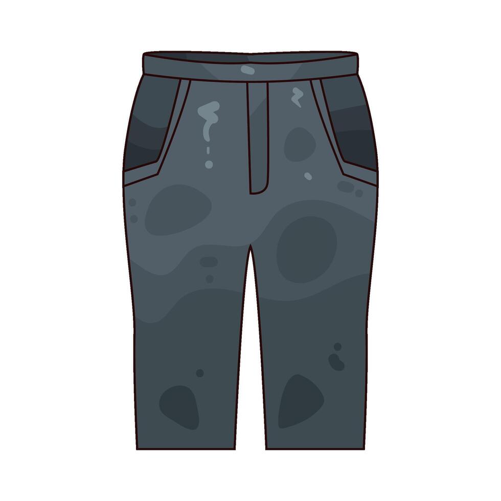 Black Capris illustration vector
