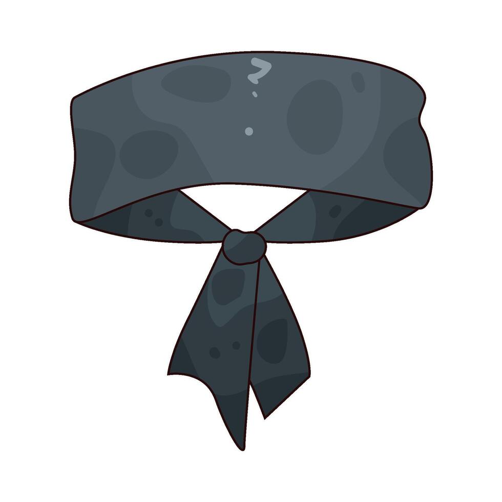 black headband illustration vector