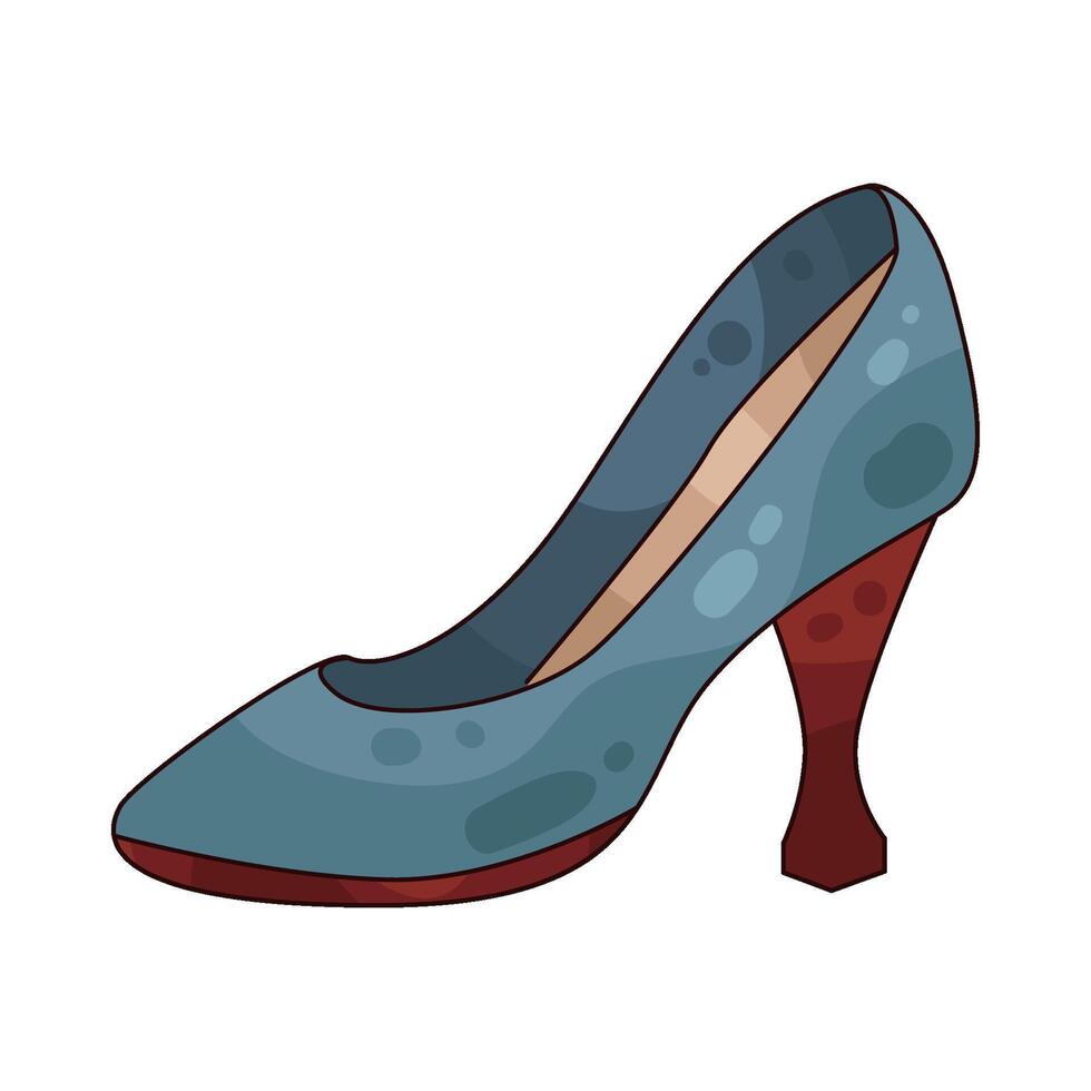 simple heels illustration vector
