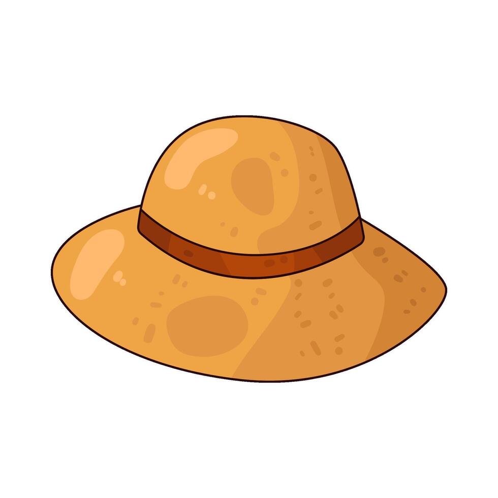women sun hat vector