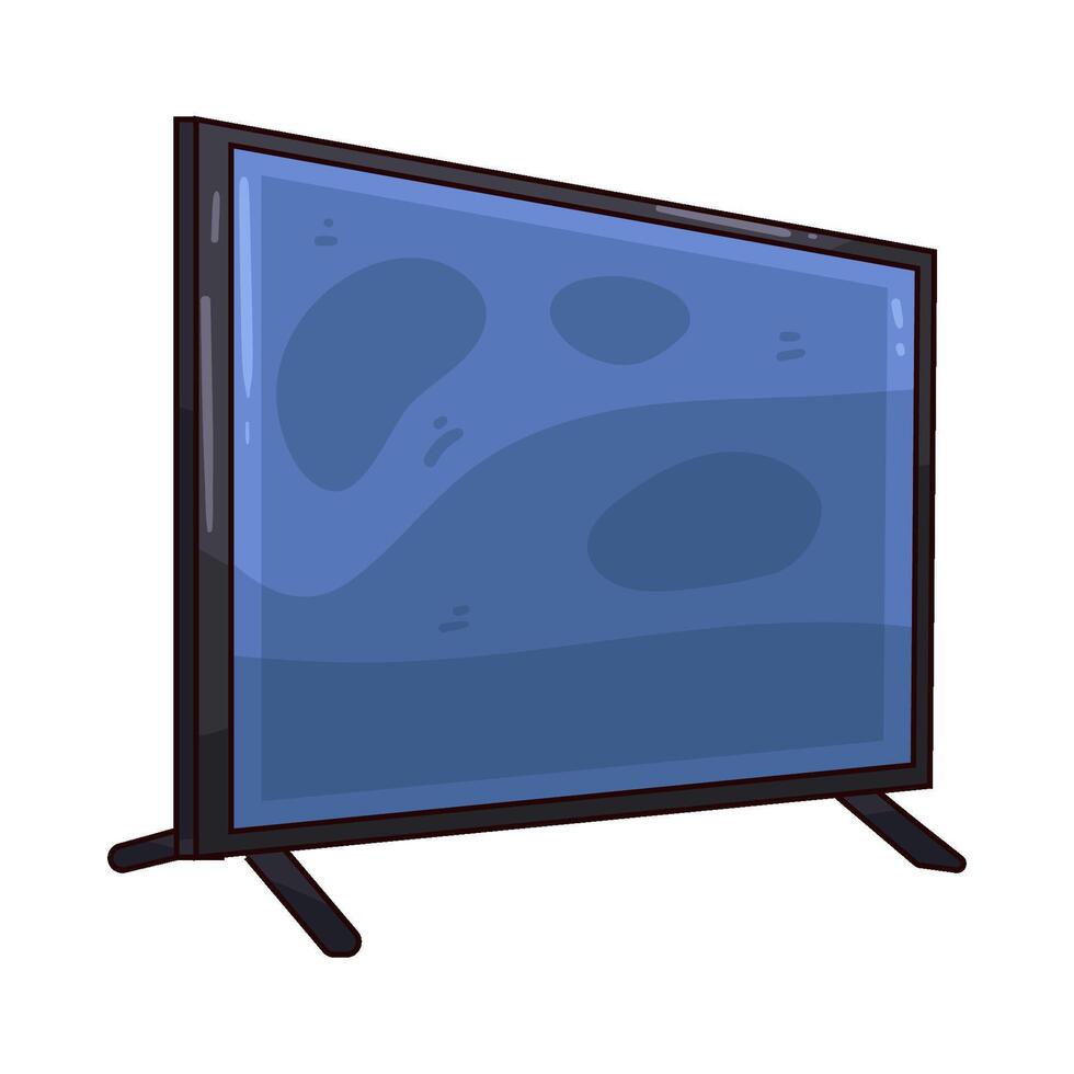 illustration of smart television vector