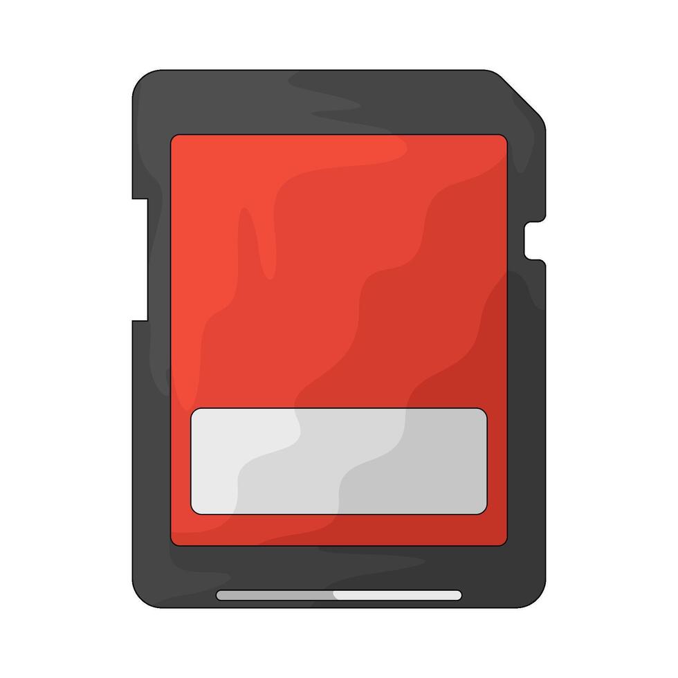 illustration of sdcard vector