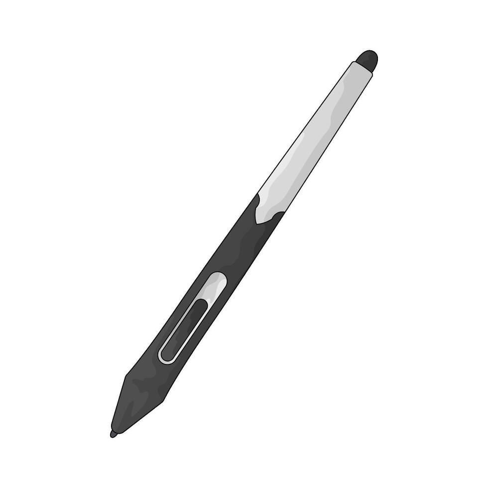 the stylus pen vector