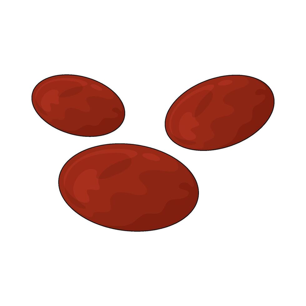 three pills illustration vector