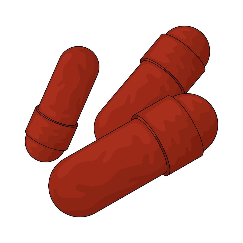 illustration of capsule medicine vector