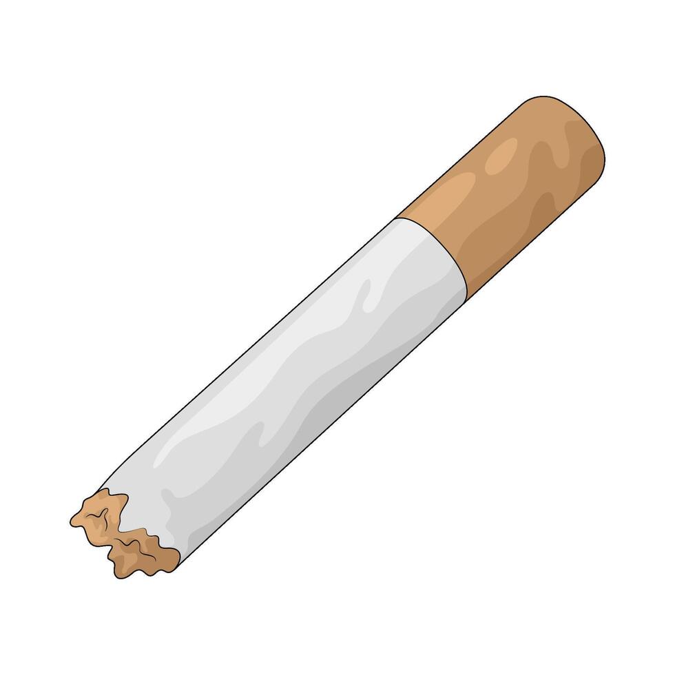 a cigarette illustration vector