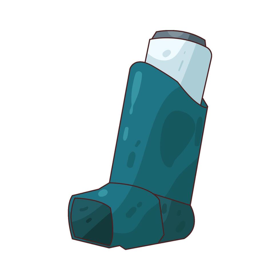 Illustration of a inhaler vector