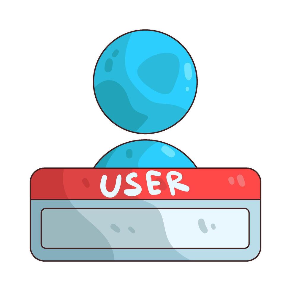 illustration of Username vector