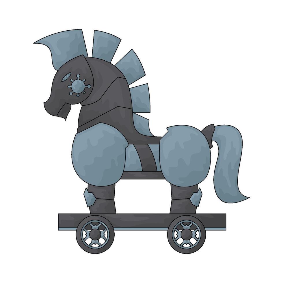 illustration of trojan vector