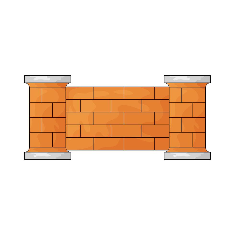 illustration of web firewall vector