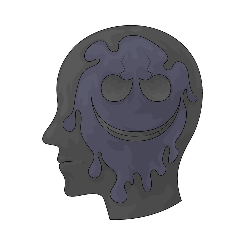haunts the mind vector