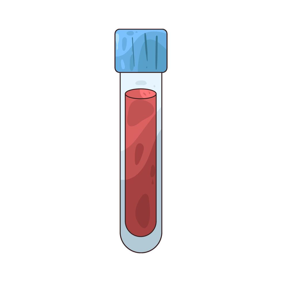illustration of Blood Test vector