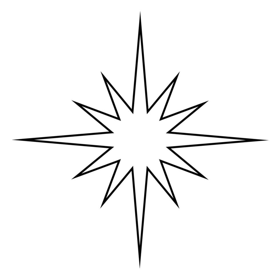 Star icon. Simple illustration of star icon for web design. vector