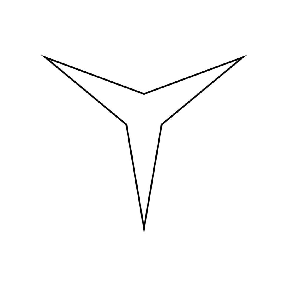 Arrow icon. Simple illustration of arrow icon for web isolated on white background vector