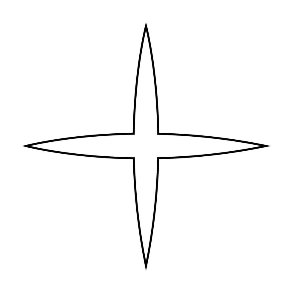 illustration of star and arrow sign. Set of star and circle stock symbol for web. vector